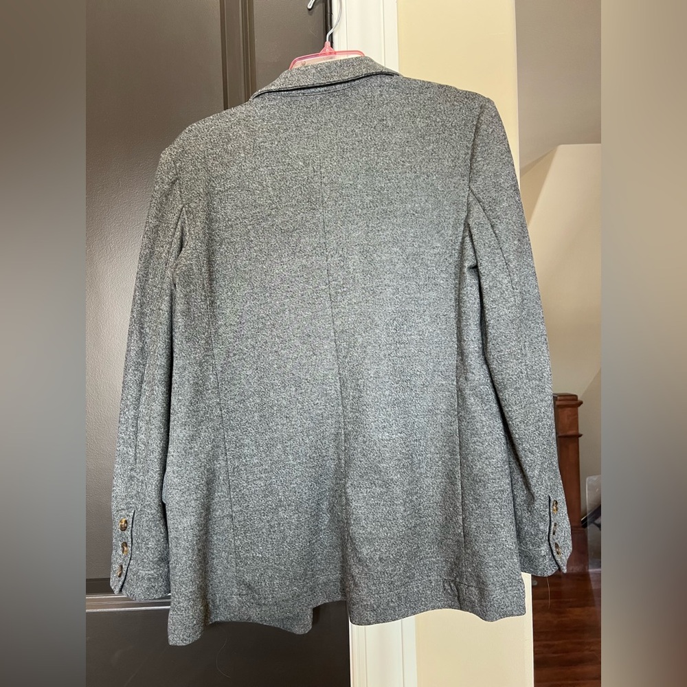 𝑭𝒂𝒉𝒆𝒓𝒕𝒚 Women’s Dream Flannel Blazer in Mountain Charcoal Gray - Picture 6 of 6